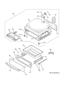 Warming Drawer parts for Ge Range PB930DF2BB from AppliancePartsPros.com