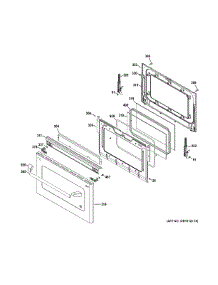 Lower Door parts for Ge Range CGS990SET4SS from AppliancePartsPros.com