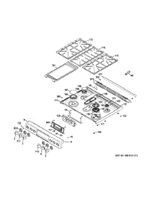 Control Panel & Cooktop parts for Ge Range CGS990SET4SS from AppliancePartsPros.com