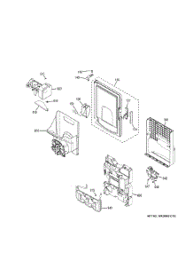 Ice Maker & Dispenser parts for Ge Refrigerator GYE22HMKBES from AppliancePartsPros.com