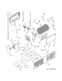 Machine Compartment parts for Ge Refrigerator GYE22HMKBES from AppliancePartsPros.com
