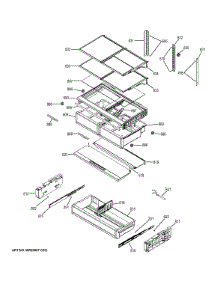 Fresh Food Shelves parts for Ge Refrigerator ZWE23ESHHSS from AppliancePartsPros.com