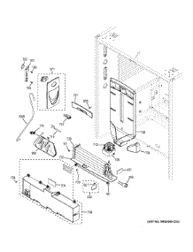 Fresh Food Section parts for Ge Refrigerator ZWE23ESHHSS from AppliancePartsPros.com