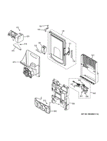 Ice Maker & Dispenser parts for Ge Refrigerator PYE22KMKBES from AppliancePartsPros.com