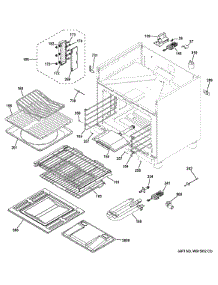 Oven Cavity Parts parts for Ge Range ZGP304NR4SS from AppliancePartsPros.com