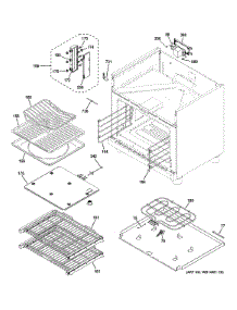 Oven Cavity Parts parts for Ge Range ZDP366NP1GS from AppliancePartsPros.com