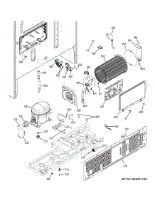 Machine Compartment parts for Ge Refrigerator DFE28JSKBSS from AppliancePartsPros.com