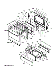 Door & Drawer Parts parts for Ge Range JGS750EEF4ES from AppliancePartsPros.com