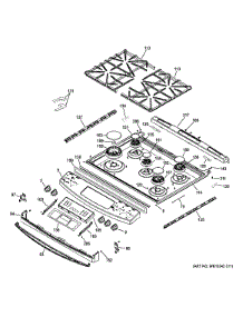 Control Panel & Cooktop parts for Ge Range JGS750EEF4ES from AppliancePartsPros.com