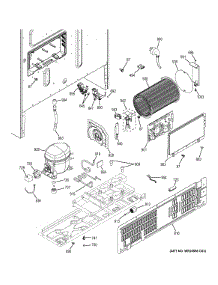 Machine Compartment parts for Ge Refrigerator PFE28KSKBSS from AppliancePartsPros.com
