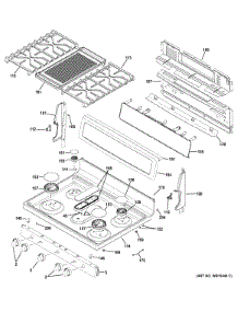 Control Panel & Cooktop parts for Ge Range PGB911SEJ2SS from AppliancePartsPros.com