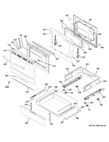 Door & Drawer Parts parts for Ge Range PGB911SEJ2SS from AppliancePartsPros.com