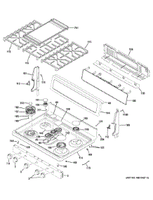 Control Panel & Cooktop parts for Ge Range PGB980ZEJ2SS from AppliancePartsPros.com