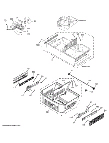 Freezer Shelves parts for Ge Refrigerator ZWE23PSHHSS from AppliancePartsPros.com