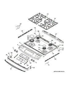 Control Panel & Cooktop parts for Ge Range JGS650DEF3BB from AppliancePartsPros.com