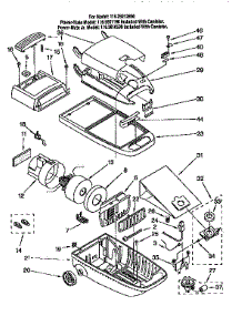 Vacuum Cleaner parts for Kenmore Vacuum 116.26212690 (11626212690, 116 26212690) from AppliancePartsPros.com