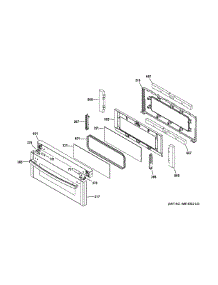 Upper Door parts for Ge Range PGS950EEF3ES from AppliancePartsPros.com