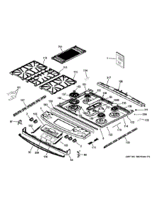 Control Panel & Cooktop parts for Ge Range P2S920SEF4SS from AppliancePartsPros.com