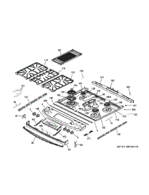 Control Panel & Cooktop parts for Ge Range PGS920SEF4SS from AppliancePartsPros.com