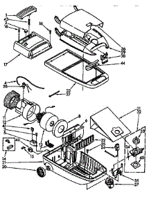 Vacuum Cleaner Parts parts for Kenmore Vacuum 116.2045080 (1162045080, 116 2045080) from AppliancePartsPros.com