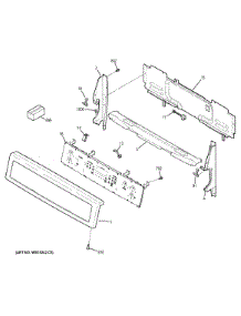 Control Panel parts for Ge Range PHB920SJ2SS from AppliancePartsPros.com