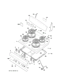 Control Panel & Cooktop parts for Ge Range JB450RK1SS from AppliancePartsPros.com