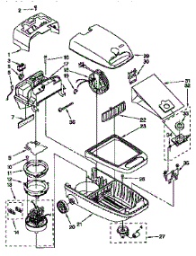Vacuum Cleaner parts for Kenmore Vacuum 116.26011690 (11626011690, 116 26011690) from AppliancePartsPros.com