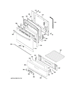 Door & Drawer Parts parts for Ge Range JGBS60REK1SS from AppliancePartsPros.com