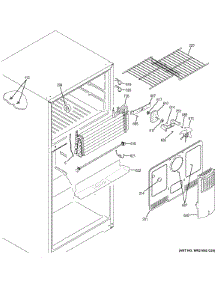 Freezer Section parts for Ge Refrigerator GTE18ETHDRWW from AppliancePartsPros.com