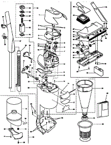 Unit Parts parts for Kenmore Vacuum 204.3399990 (2043399990, 204 3399990) from AppliancePartsPros.com