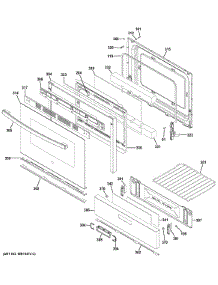 Door & Drawer Parts parts for Ge Range JGBS60DEK1WW from AppliancePartsPros.com