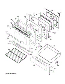 Door & Drawer Parts parts for Ge Range JGB645DEK1WW from AppliancePartsPros.com