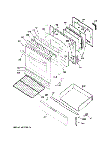 Door & Drawer Parts parts for Ge Range JGB450DEK1WW from AppliancePartsPros.com