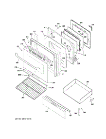 Door & Drawer Parts parts for Ge Range JGB645EEK1ES from AppliancePartsPros.com
