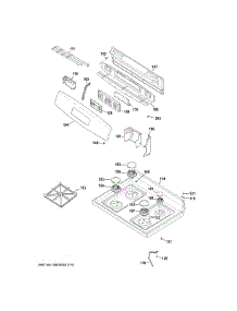 Control Panel & Cooktop parts for Ge Range JGB635REK1SS from AppliancePartsPros.com