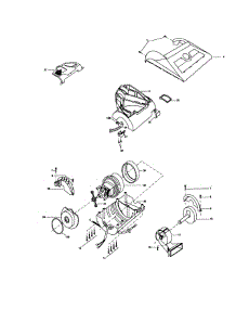 Nozzle And Motor Assembly parts for Kenmore Vacuum 204.36999690 (20436999690, 204 36999690) from AppliancePartsPros.com