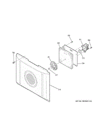 Convection Fan parts for Ge Range JB655DK1CC from AppliancePartsPros.com