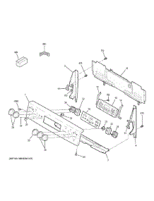 Control Panel parts for Ge Range JB655DK1CC from AppliancePartsPros.com