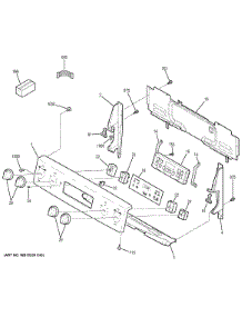 Control Panel parts for Ge Range JBS60RK1SS from AppliancePartsPros.com