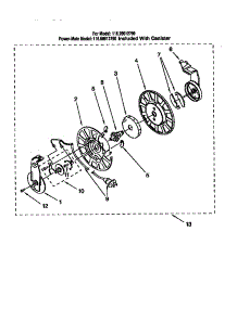 Power Cord Reel parts for Kenmore Vacuum 116.28612790 (11628612790, 116 28612790) from AppliancePartsPros.com