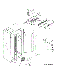 Fresh Food Section parts for Ge Refrigerator ZISS360DHBSS from AppliancePartsPros.com