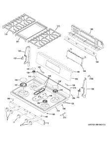 Control Panel & Cooktop parts for Ge Range JGB860SEJ2SS from AppliancePartsPros.com