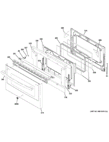 Lower Door parts for Ge Range PGB960SEJ2SS from AppliancePartsPros.com