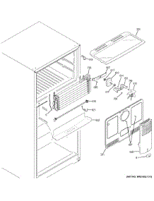 Freezer Section parts for Ge Refrigerator GIE18HGHGRWW from AppliancePartsPros.com