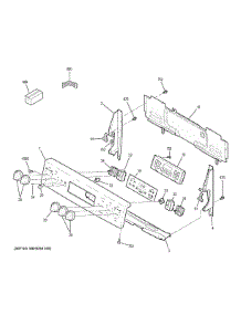 Control Panel parts for Ge Range JB700SJ2SS from AppliancePartsPros.com