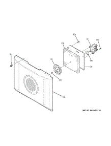 Convection Fan parts for Ge Range JB700DJ2BB from AppliancePartsPros.com