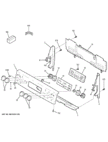 Control Panel parts for Ge Range JB700DJ2WW from AppliancePartsPros.com