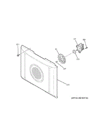 Convection Fan parts for Ge Range JB860DJ2BB from AppliancePartsPros.com