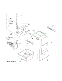 Ice Maker & Dispenser parts for Ge Refrigerator PSB48YSKBSS from AppliancePartsPros.com