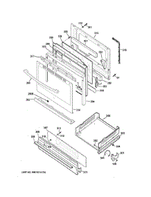 Door & Drawer Parts parts for Ge Range JGBS60RLF1SS from AppliancePartsPros.com